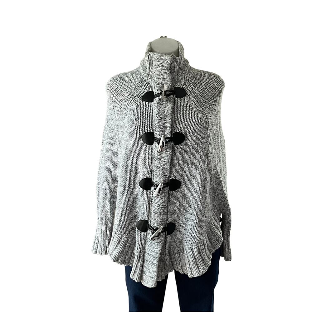 MICHAEL Michael Kors Gray Sweater Jacket: Y2K, Modern